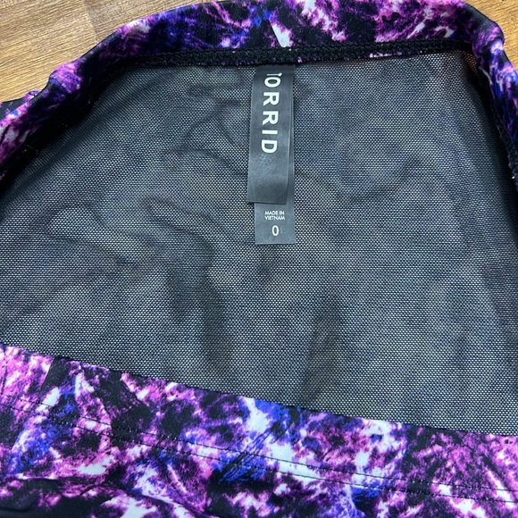 Torrid - High Waisted Ruched Swim Bottoms - Size 0 - Picture 5 of 5